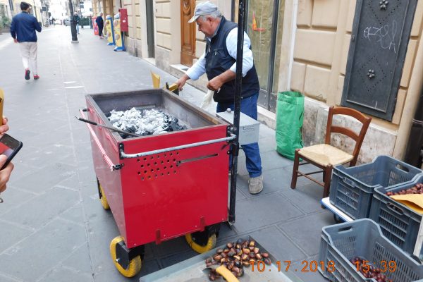 Roasted Chestnuts in Chieti