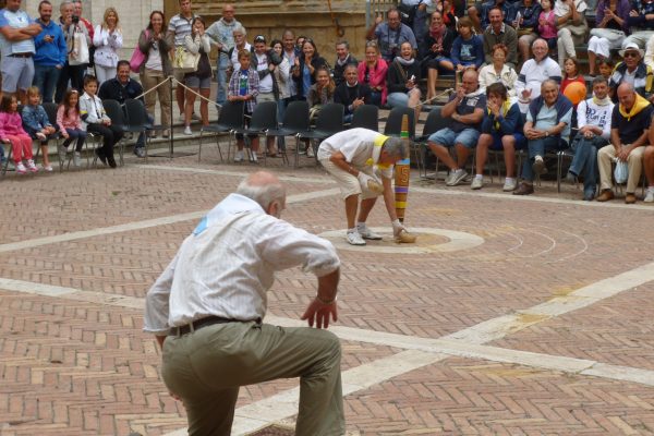 Rolling of Pecorino Cheese by Farmers
Pienza, Italy