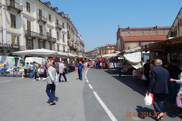 Market Saluzzo, Italy